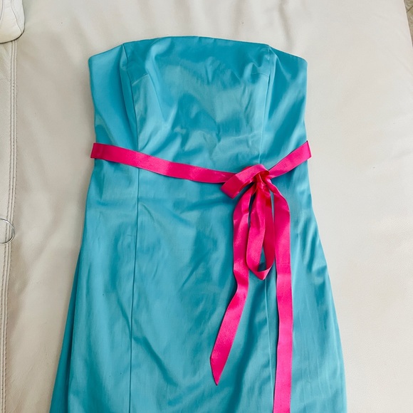 Aquamarine Beautiful Strapless dress - Picture 6 of 8